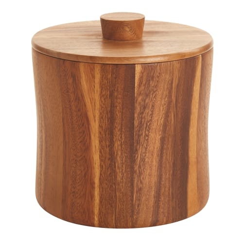 Wescon Wood Essentials Collection 3 Quart Ice Bucket, Acacia